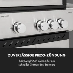 Valkyrie Gasgrill 3x3,2 + 2,9 KW Sichtfenster 54x42 Cm Grill Edelstahl 18 Valkyrie Gasgrill 3x3,2 + 2,9 KW Sichtfenster 54x42 Cm Grill Edelstahl -Garten Store 10034845 de 0009 logo