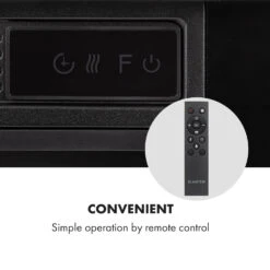 Vulsini Elektro-Kamin 1900 W LED-Technik Fernbedienung -Garten Store 10035037 uk 0004 logo Klarstein Vulsini Elektrischer Kamin schwarz