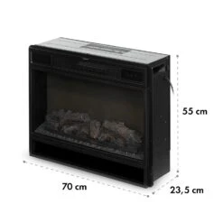 Vulsini Elektro-Kamin 1900 W LED-Technik Fernbedienung -Garten Store 10035037 yy 0009 logo Klarstein Vulsini Elektrischer Kamin schwarz