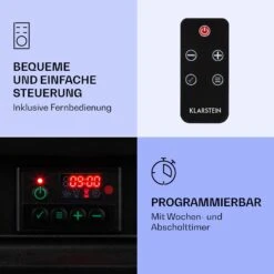 Etna Elektrokamin 1800W Wochentimer Fernbedienung LED -Garten Store 10035043 de 0003 logo