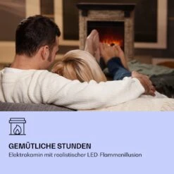 Etna Elektrokamin 1800W Wochentimer Fernbedienung LED -Garten Store 10035043 de 0004 logo