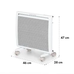 Klarstein Hot Spot Slimcurve Double Wave 2-in-1 Heizgerät 1000W Wochentimer Weiß -Garten Store 10035059 yy 0008 logo