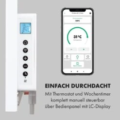 Wonderwall Air Art Smart Infrarotheizung 60x60cm 350W Wandinstallation App-Steuerung Wellen -Garten Store 10035114 de 0007 logo