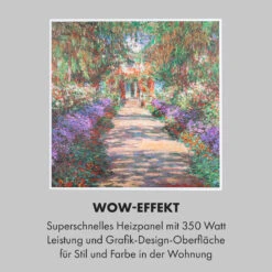 Wonderwall Air Art Smart Infrarotheizung 60x60cm 350W Wandinstallation App-Steuerung Gartenweg -Garten Store 10035117 de 0005 logo