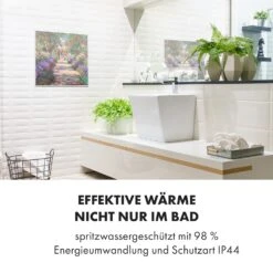 Wonderwall Air Art Smart Infrarotheizung 60x60cm 350W Wandinstallation App-Steuerung Gartenweg -Garten Store 10035117 de 0006 logo