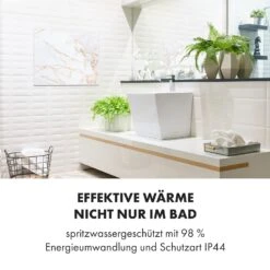 Wonderwall Air Art Smart Infrarotheizung 80x60cm 500W Wandmontage Marmor -Garten Store 10035123 de 0006 logo