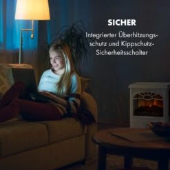 Leoben Elektrischer Kamin 900 / 1800 W Thermostat PanoramaView -Garten Store 10035148 de 0006 logo