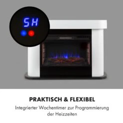 Aargau Smart Elektrischer Kamin 1000/2000W LED 18-27 °C Wochentimer 21 Aargau Smart Elektrischer Kamin 1000/2000W LED 18-27 °C Wochentimer -Garten Store 10035204 de 0010 logo