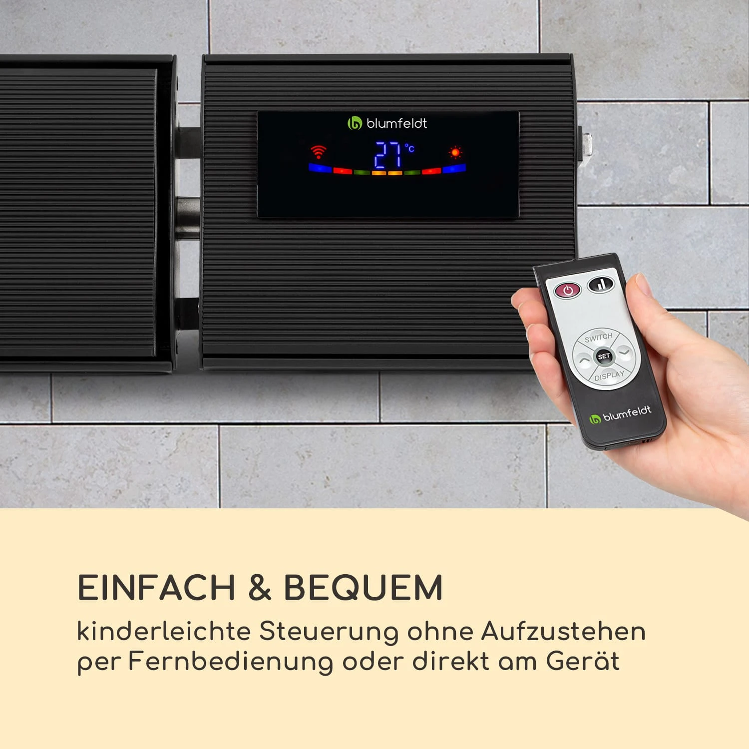Cosmic Beam Smart 30 Infrarot-Heizstrahler 3000W App-Steuerung Fernbedienung 7 Cosmic Beam Smart 30 Infrarot-Heizstrahler 3000W App-Steuerung Fernbedienung – Bild 7