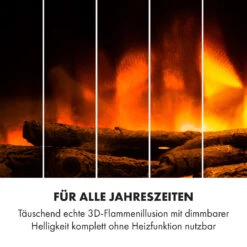 Heat 'n Beat Elektrischer Kamin 900/1800W LED Bluetooth-Speaker Flammenillusion -Garten Store 10035262 de 0007 logo