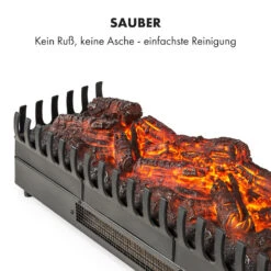 Kamini FXL Elektrischer Kamin Kamineinsatz 1000/2000W 2W LED Schwarz -Garten Store 10035275 de 0004 logo