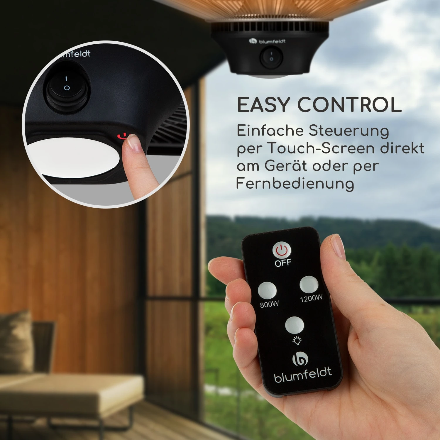 Heat Hexa Infrarot-Heizstrahler 800/1200/2000W Halogen IP34 LED 4 Heat Hexa Infrarot-Heizstrahler 800/1200/2000W Halogen IP34 LED – Bild 4