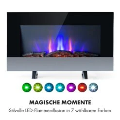 Basel Baseline Elektrokamin 2000 Watt 2 Heizstufen 7 Farben Glas -Garten Store 10035296 de 0005 logo