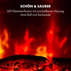 Basel Baseline Elektrokamin 2000 Watt 2 Heizstufen 7 Farben Glas -Garten Store 10035296 de 0008 logo