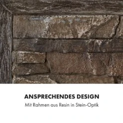 Alpbach Elektrischer Kamin 1800W 2 Heizstufen 65 Cm Stein-Optik -Garten Store 10035314 de 0005 logo