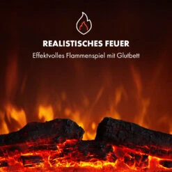 Alpbach Elektrischer Kamin 1800W 2 Heizstufen 65 Cm Stein-Optik -Garten Store 10035314 de 0007 logo