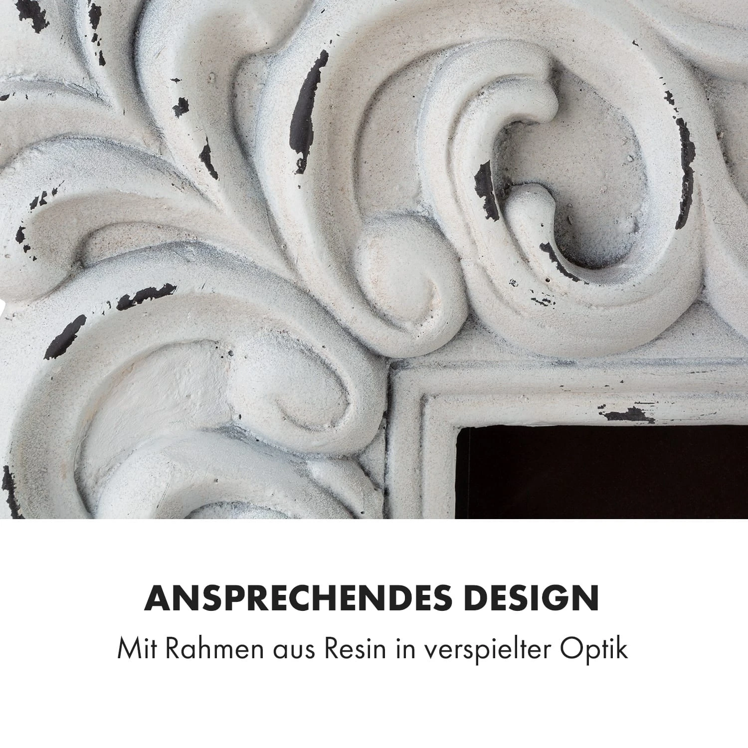 Alpbach Snow Elektrischer Kamin 1800W 2 Heizstufen 65 Cm Weißer Rahmen 5 Alpbach Snow Elektrischer Kamin 1800W 2 Heizstufen 65 Cm Weißer Rahmen – Bild 5