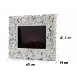 Alpbach Snow Elektrischer Kamin 1800W 2 Heizstufen 65 Cm Weißer Rahmen 15 Alpbach Snow Elektrischer Kamin 1800W 2 Heizstufen 65 Cm Weißer Rahmen -Garten Store 10035315 yy 0008 logo Klarstein Alpbach Snow Elektrischer Kamin weiss