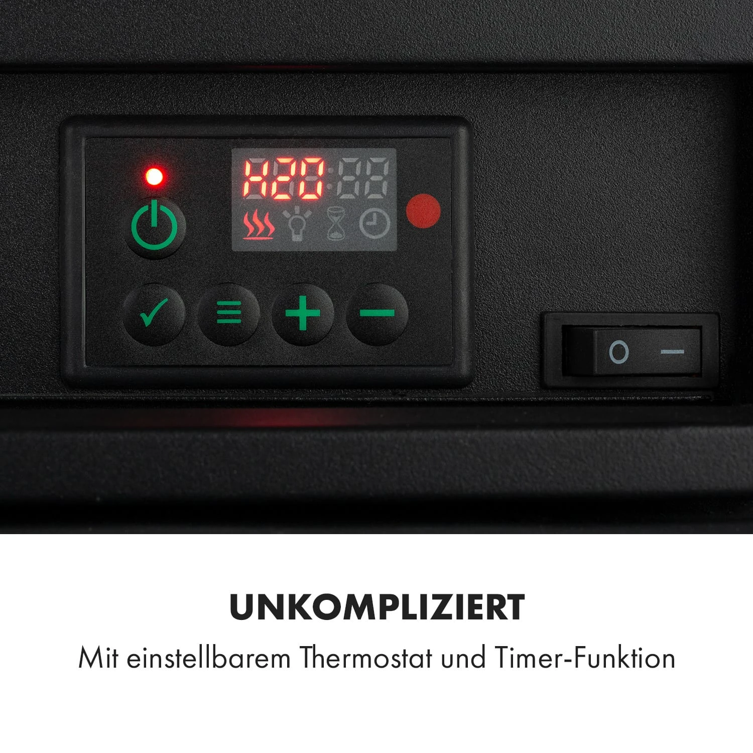 Carinthia Elektrokamin 1800W LED Wochentimer Fernbedienung Heizer 4 Carinthia Elektrokamin 1800W LED Wochentimer Fernbedienung Heizer – Bild 4