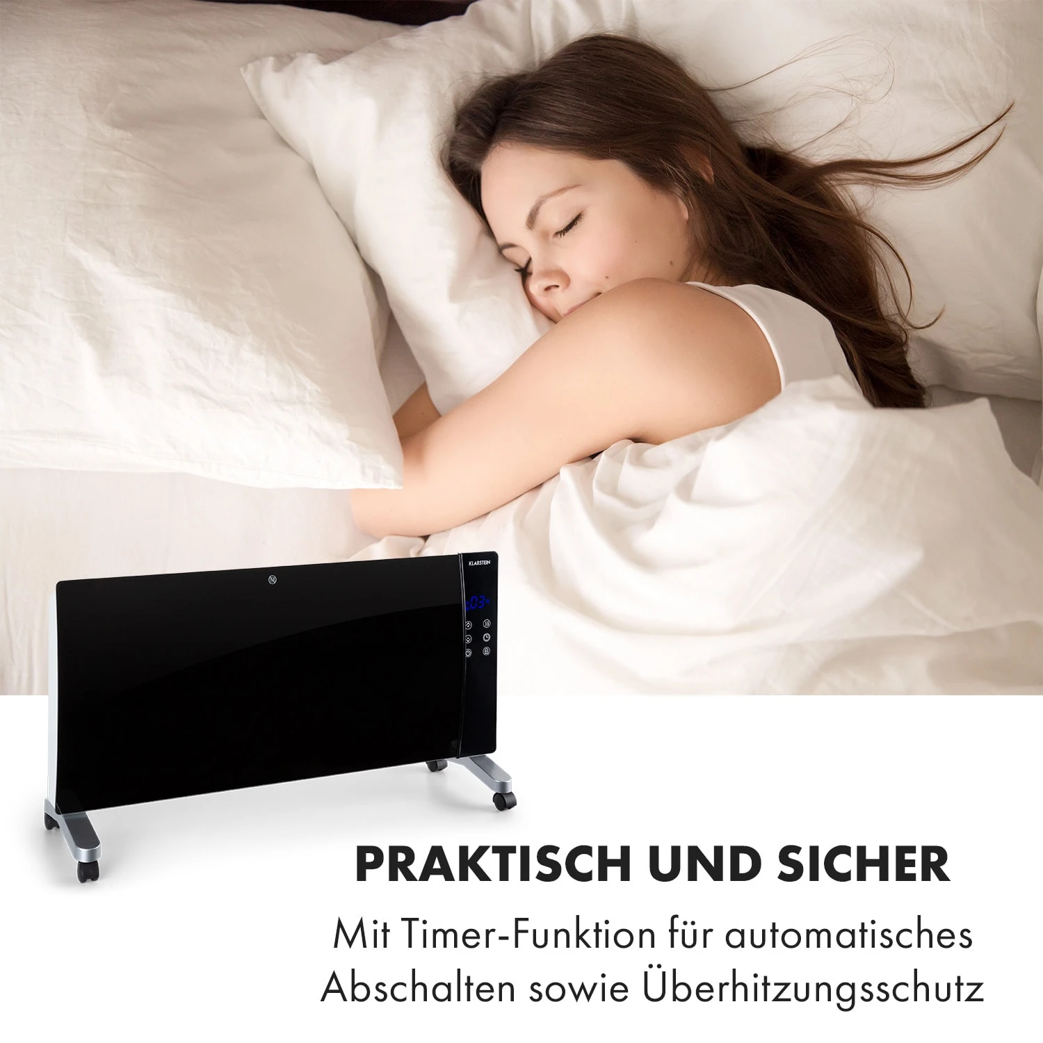 Lindholm Konvektionsheizgerät Thermostat Timer 2000W 5 Lindholm Konvektionsheizgerät Thermostat Timer 2000W – Bild 5