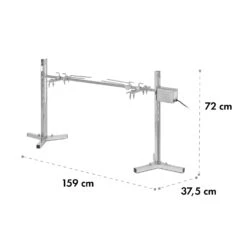 Sauenland Survivor Spanferkelgrill Drehspieß 12W 70kg Max. Edelstahl 15 Sauenland Survivor Spanferkelgrill Drehspieß 12W 70kg Max. Edelstahl -Garten Store 10035372 yy 0008 logo Klarstein Spanferkelgrill Sauenland Survivor