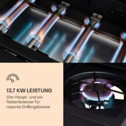 Valdosta 4.1 Gasgrill 4 X 2,8 KW + 2,5 KW Brenner Edelstahl Mobil 11 Valdosta 4.1 Gasgrill 4 X 2,8 KW + 2,5 KW Brenner Edelstahl Mobil -Garten Store 10035415 de 0004 logo