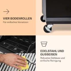 Valdosta 4.1 Gasgrill 4 X 2,8 KW + 2,5 KW Brenner Edelstahl Mobil 14 Valdosta 4.1 Gasgrill 4 X 2,8 KW + 2,5 KW Brenner Edelstahl Mobil -Garten Store 10035415 de 0007 logo