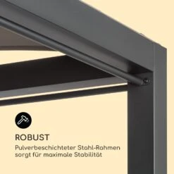 Eremitage Double XL Sunbed 2 Pers Stahl-Rahmen Sonnendach Vorhänge -Garten Store 10035429 de 0006 logo