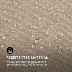 Eremitage Double XL Sunbed 2 Pers Stahl-Rahmen Sonnendach Vorhänge -Garten Store 10035429 de 0009 logo