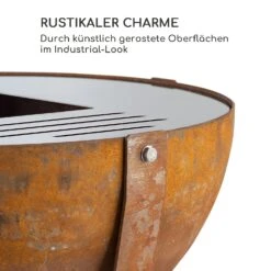 Fire Globe Feuerschale Mit Grill Ø60cm Stahl -Garten Store 10035510 de 0006 logo