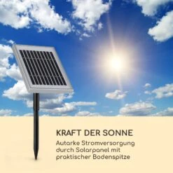 Blumquell Solarbrunnen LED 5 M Kabel Kunststein Solarpanel -Garten Store 10035542 de 0004 logo
