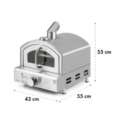 Pizzaiolo Neo Gas-Pizzaofen Inkl. Pizzastein Thermometer Edelstahl -Garten Store 10035708 yy 0010 logo Klarstein Pizzaiolo Neo Gas Pizzaofen