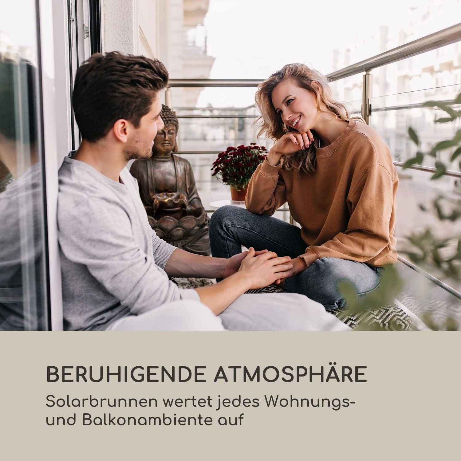 Dharma Solarbrunnen LED 48 X 72 X 41 Cm (BxHxT) Polyresin 7 Dharma Solarbrunnen LED 48 X 72 X 41 Cm (BxHxT) Polyresin – Bild 7