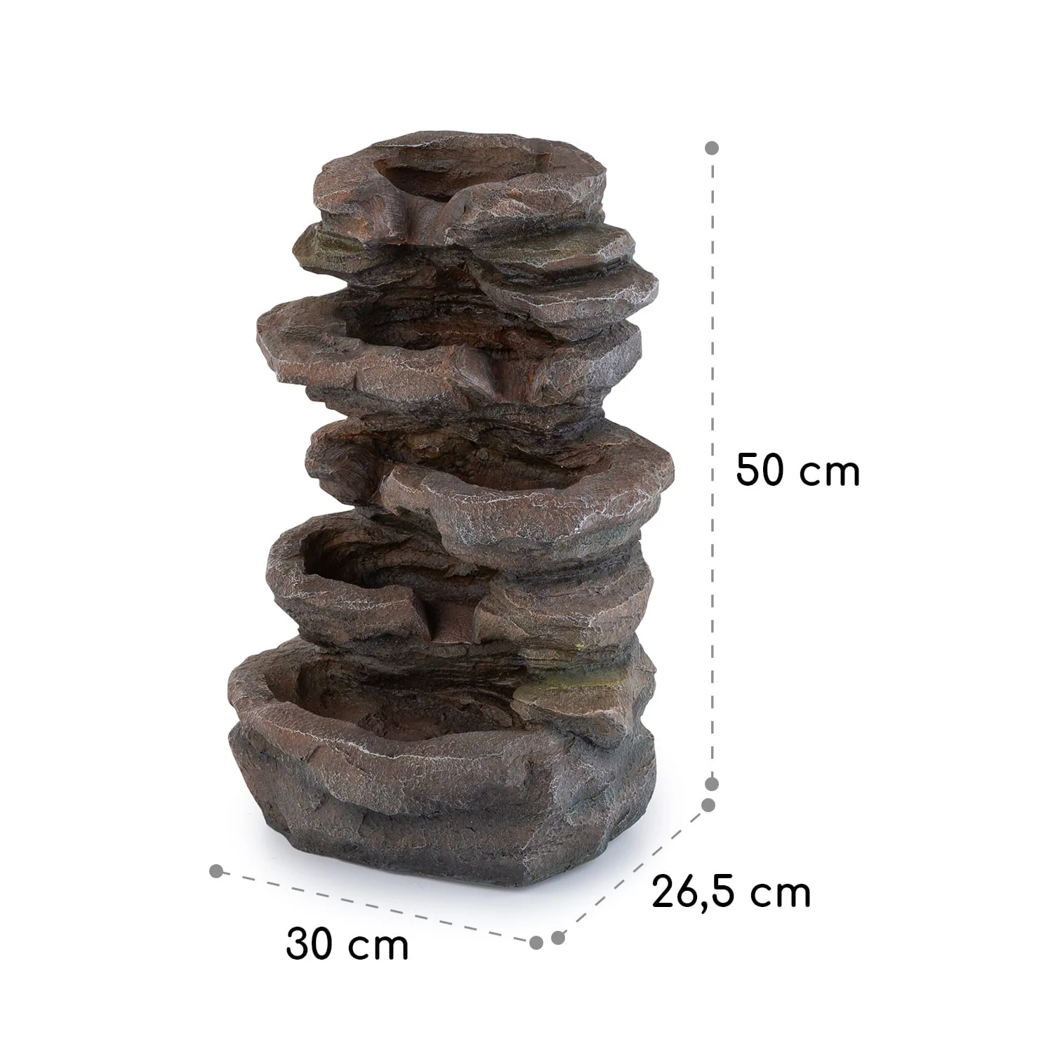 Stonehenge Solarbrunnen LED-Beleuchtung Polyresin Lithium-Ionen-Akku 8 Stonehenge Solarbrunnen LED-Beleuchtung Polyresin Lithium-Ionen-Akku – Bild 8