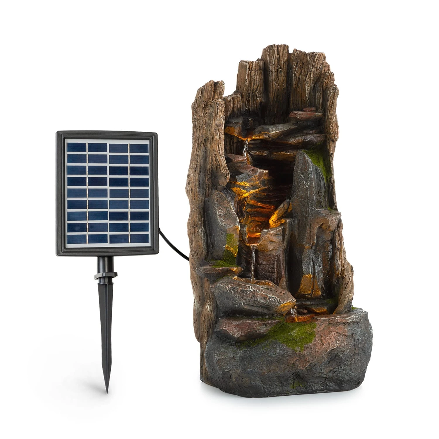 Mystic Tree Solarbrunnen LED-Beleuchtung Polyresin 1 Mystic Tree Solarbrunnen LED-Beleuchtung Polyresin