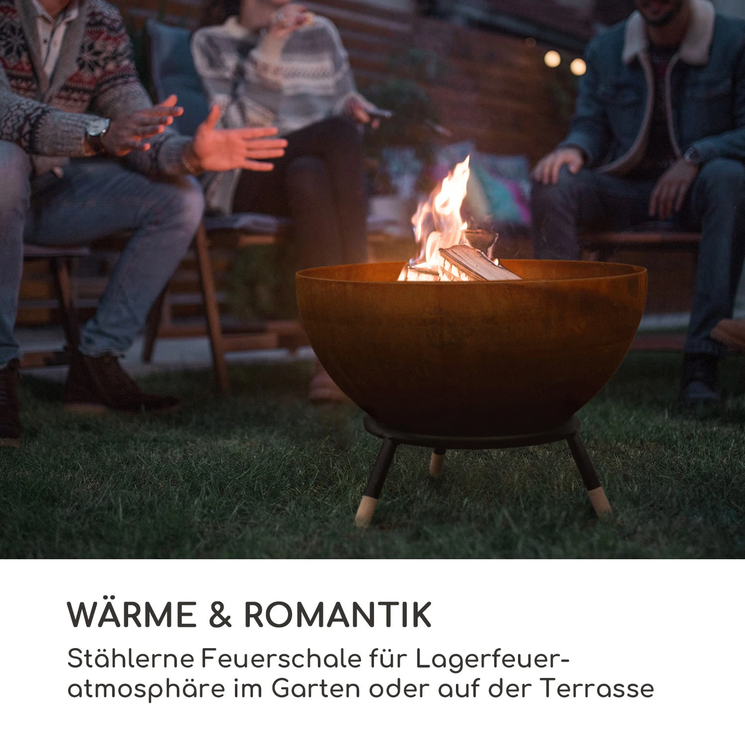 Fireball Rust Feuerschale 60 Cm Ø Kippbare Rost-Finish Rost / Holz 2 Fireball Rust Feuerschale 60 Cm Ø Kippbare Rost-Finish Rost / Holz – Bild 2