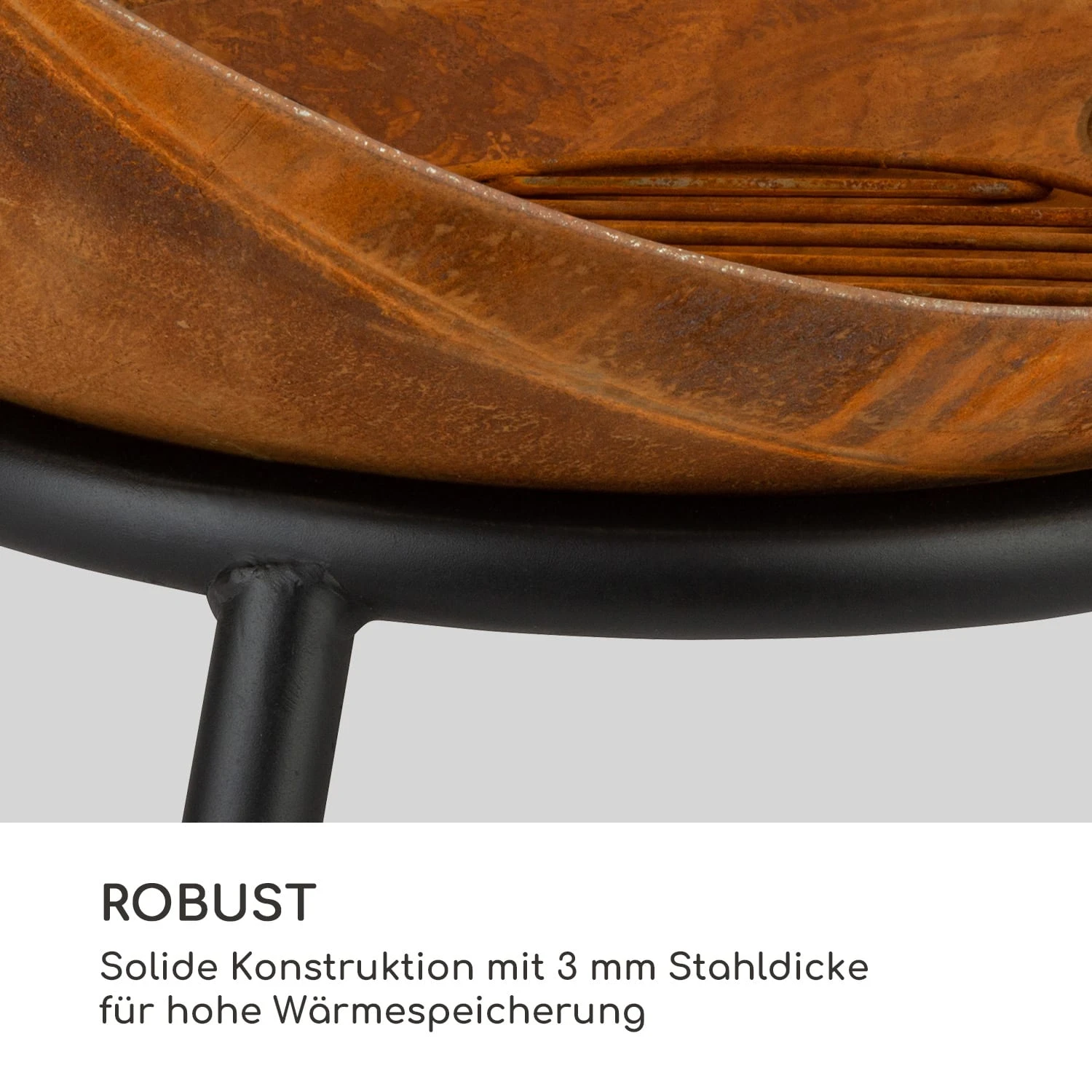 Fireball Rust Feuerschale 60 Cm Ø Kippbare Rost-Finish Rost / Holz 4 Fireball Rust Feuerschale 60 Cm Ø Kippbare Rost-Finish Rost / Holz – Bild 4