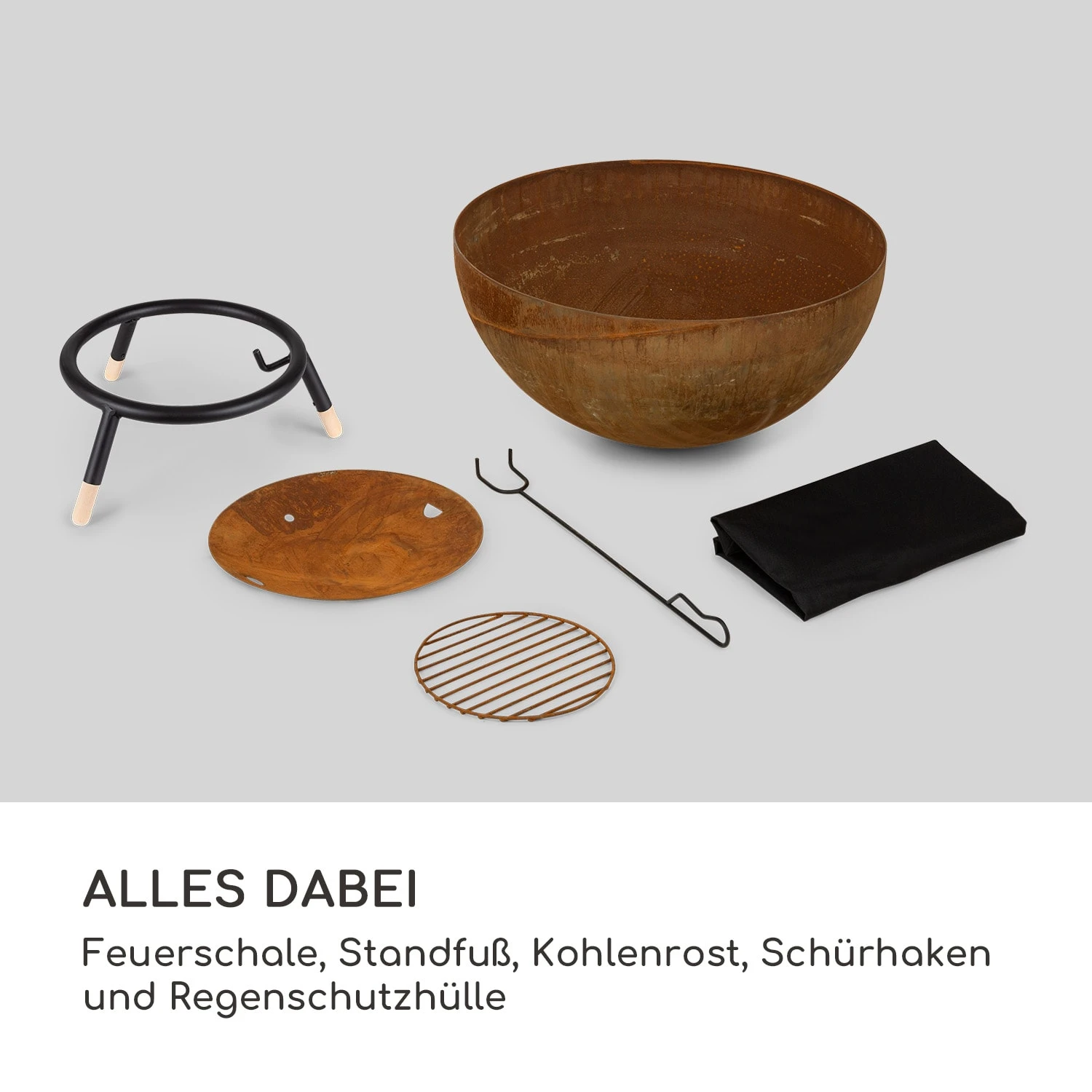 Fireball Rust Feuerschale 60 Cm Ø Kippbare Rost-Finish Rost / Holz 8 Fireball Rust Feuerschale 60 Cm Ø Kippbare Rost-Finish Rost / Holz – Bild 8