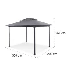 Grandezza Cortina Gartenpavillon 3x3m 4 Seitenteile -Garten Store 10035865 yy 0007 logo