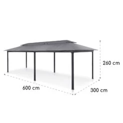 Grandezza Cortina Gartenpavillon 3x6m 4 Seitenteile -Garten Store 10035867 yy 0007 logo