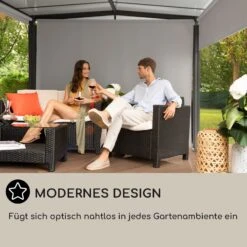 Pantheon Solid Sky Expand Pavillon Seitenwände 3x3-5,6 M Aluminium -Garten Store 10035870 de 0006 usp