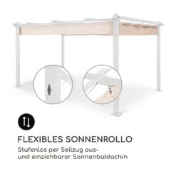 Pantheon Pergola Aluminiumkantrohr 3x4m 4 Eckpfosten Wasserabweisend 9 Pantheon Pergola Aluminiumkantrohr 3x4m 4 Eckpfosten Wasserabweisend -Garten Store 10035878 de 0004 logo