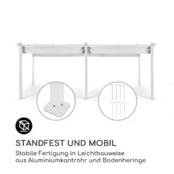 Pantheon Pergola Aluminiumkantrohr 3x6m 4 Eckpfosten Wasserabweisend 8 Pantheon Pergola Aluminiumkantrohr 3x6m 4 Eckpfosten Wasserabweisend -Garten Store 10035879 de 0003 logo