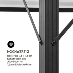 Pantheon Solid Sky Ambient Solar Pavillon 3x3m Polycarbonat Aluminium -Garten Store 10035900 de 0008 logo