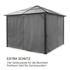 Pantheon Solid Sky Pavillon-Seitenwände 3x3 4 Stück 140g/m² 8 Pantheon Solid Sky Pavillon-Seitenwände 3x3 4 Stück 140g/m² -Garten Store 10035901 de 0003 logo