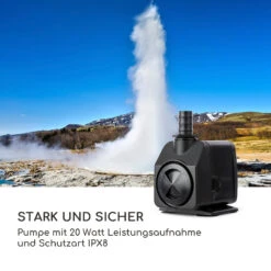 Bloomingstone Brunnen Gartenbrunnen Zierbrunnen 20W Pumpe Zink LED -Garten Store 10035916 de 0007 logo