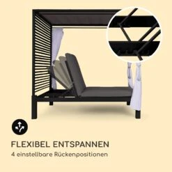 Eremitage Double Lux Sonnenliege 4 Liegepositionen 2 Personen 6 Cm Polster -Garten Store 10035922 de 0008 logo