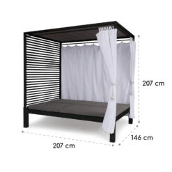 Eremitage Double Lux Sonnenliege 4 Liegepositionen 2 Personen 6 Cm Polster -Garten Store 10035922 yy 0010 logo