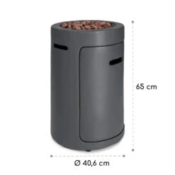 Crete Gas-Feuerstelle 13 KW Flüssiggas Edelstahl -Garten Store 10035931 yy 0008 logo