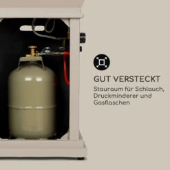 Prati Gas-Feuerstelle 13 KW Elektrisches Zündsystem Lavasteine Inkl. Regenschutz -Garten Store 10035935 de 0006 logo